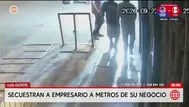 Secuestran a empresario cerca de su local en Los Olivos