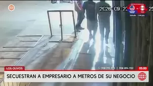 Secuestran a empresario cerca de su local en Los Olivos. Foto y video: América Noticias