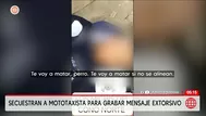 Secuestran a mototaxista para extorsión en Ancón