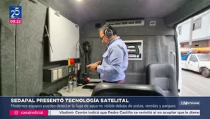 Sedapal detecta 6 mil fugas de agua en Lima y Callao con satélite