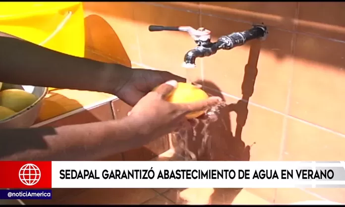 Sedapal garantiza abastecimiento de agua durante el verano en Lima y Callao