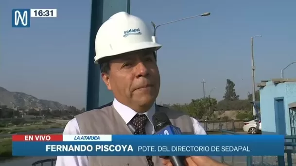 Fernando Piscoya, presidente de Sedapal - Foto: Canal N