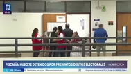 Segunda vuelta: Fiscalía reporta 72 detenidos y 116 incidencias