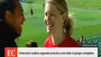 La selección peruana entrena en el QBE Stadium de Nueva Zelanda