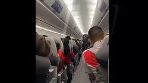 Vuelo de la selección peruana.