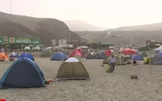 Semana Santa: familias acampan en playa León Dormido  - Noticias de semana-representacion