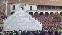 Imagen del Cristo Resucitado recorrió la Plaza de Armas de Huamanga / Fuente: América Noticias