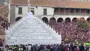 Imagen del Cristo Resucitado recorrió la Plaza de Armas de Huamanga / Fuente: América Noticias