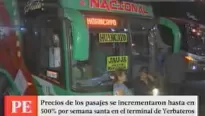 En tanto en las afueras, taxis informales también se dejaron notar