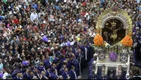 Señor de los Milagros saldrá en procesión. Foto: Andina