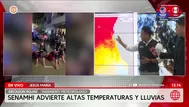 Senamhi advierte altas temperaturas y lluvias en el norte peruano