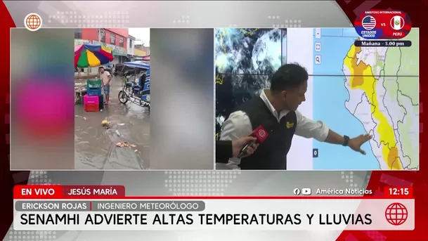 Senamhi advierte altas temperaturas y lluvias en el norte peruano. Foto: América Noticias