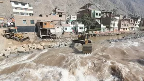 Río Rímac en umbral rojo, según Senamhi. Foto: Andina / Video: América Noticias
