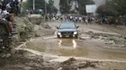 Senamhi alerta que lluvias continuarán en Chosica durante el fin de semana