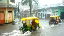 Lluvias en la selva. Foto: Andina