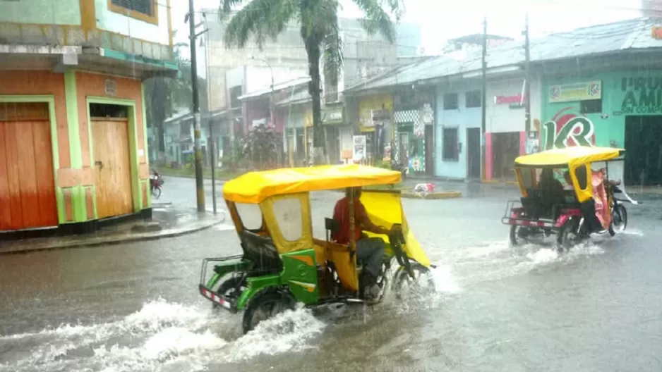 Lluvias en la selva. Foto: Andina