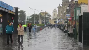 Garúa en Lima. Foto: Trome