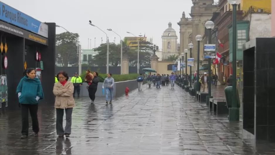 Garúa en Lima. Foto: Trome