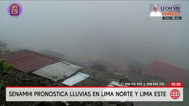 Senamhi pronostica lluvias en distritos de Lima Norte y Lima Este. Foto: América Noticias Senamhi pronostica lluvias en distritos de Lima Norte y Lima Este. Foto: América Noticias