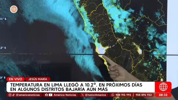 Senamhi: Lima este registró la madrugada más fría con 10.2 °C. Foto: América Noticias Senamhi: Lima este registró la madrugada más fría con 10.2 °C. Foto: América Noticias