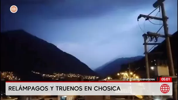 Senamhi reporta relámpagos y truenos en distritos de Lima Este. Foto: América Noticias