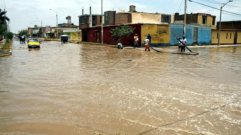 Lluvias en Chiclayo. Foto: Andina