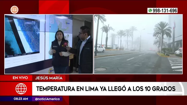 Temperatura en Lima llegó a 10 grados. Foto: América Noticia Temperatura en Lima llegó a 10 grados. Foto: América Noticia