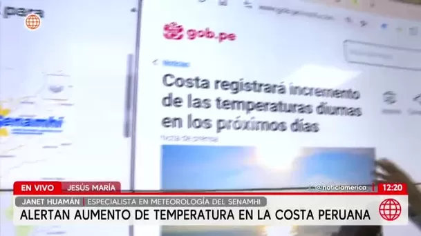 Senamhi advierte incremento de calor y fuerte radiación hasta el domingo/ América Noticias