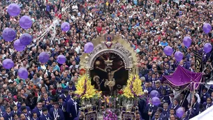 Señor de los Milagros. Foto: ANDINA