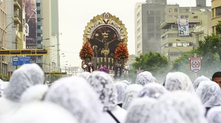 Señor de los Milagros. Foto: Andina Señor de los Milagros. Foto: Andina