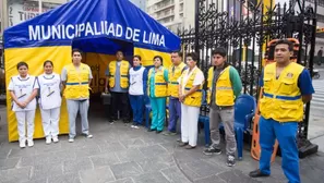 Carpas de la municipalidad albergarán a menores perdidos. Foto: Agencia Andina