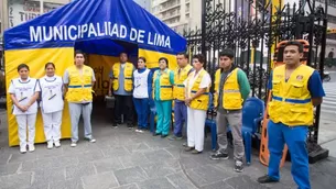 Carpas de la municipalidad albergarán a menores perdidos. Foto: Agencia Andina