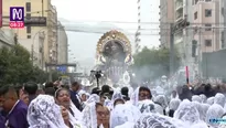 Cuarto recorrido del Señor de los Milagros. Foto y video: Canal N