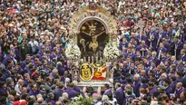 El Cristo de Pachacamilla salió del templo de las Nazarenas para dar inicio a su cuarto recorrido por las principales calles de la ciudad. / Video: Canal N