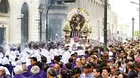 Señor de los Milagros realiza su quinta procesión del año en Lima
