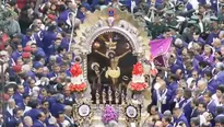 El Señor de los Milagros inició su primera procesión de los cinco programados. / Video: Canal N