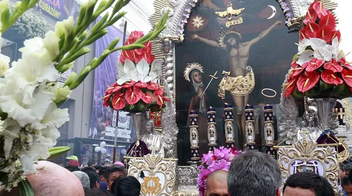 Señor de los Milagros. Foto: Andina Señor de los Milagros. Foto: Andina