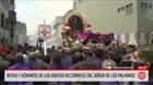 Señor de los Milagros realizará recorridos este 18 y 19 de octubre por el Centro de Lima