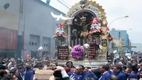 Quinto recorrido de la procesión / Video: Facebook: Hermandad del Señor de los Milagros.