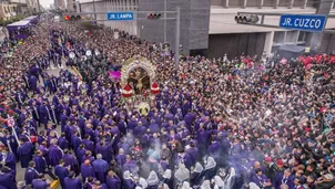 La procesión del Señor de los Milagros es una tradición arraigada en la cultura peruana y es considerada la más grande de América Latina. / Video: Canal N