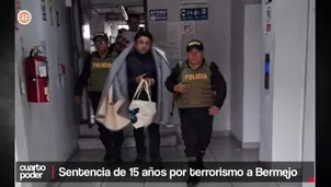 Guillermo Bermejo fue condenado a 15 años de prisión por filiación a Sendero Luminoso. La sala concluyó que se reunió con la cúpula terrorista entre 2008 y 2009 en campamentos del VRAEM. Video: Cuarto Poder