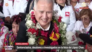 Postulantes al Congreso de Ahora Nación registran sentencias, denuncias penales y deudas con el Estado. Video: Cuarto Poder