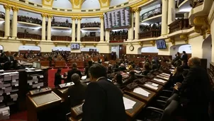 Pleno del Congreso. Foto: Congreso