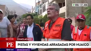 La zona de Huascarán resultó seriamente afectada tras el paso del huaico