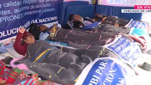 La huelga de hambre continúa y el sindicato exige una mayor inversión en educación. / Video: C anal N