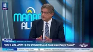 Juan Sheput anuncia debate sobre aumento de la RMV a S/1.300 y plantea revisar los feriados