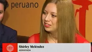 Shirley Meléndez. Video: América Noticias