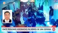 Sicariato en Piura deja 11 asesinados en una semana