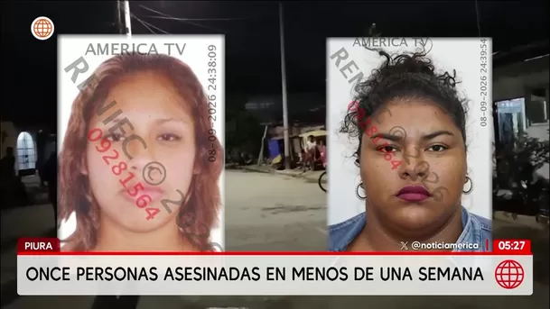 Sicariato en Piura deja 11 asesinados en una semana. Foto: América Noticias