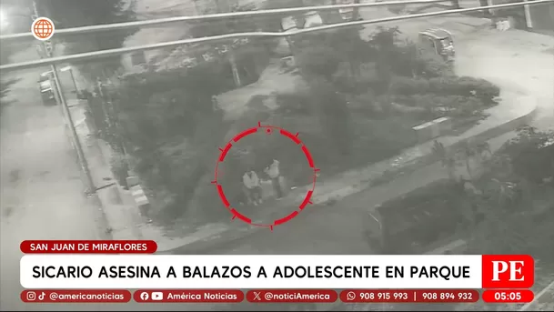 Sicario asesina a adolescente en parque de San Juan de Miraflores. Foto: América Noticias